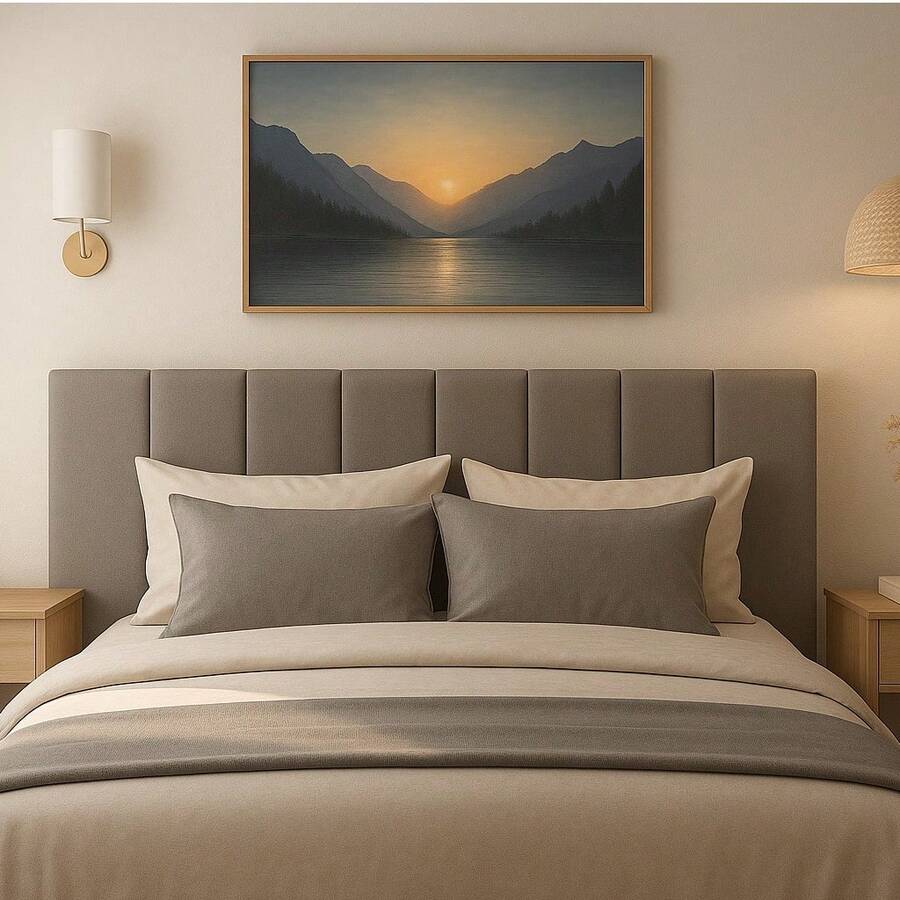 Kit Of 7 Queen And King Size Bed Headboards 45x20 - Dark Grey - View 1