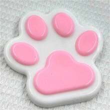 Jouet squishy de grande taille mignon de 6 cm/2,36 pouces en forme de patte de chat. Super doux et compressible, idéal pour le soulagement du stress. Expédié au hasard avec ou sans fourrure.