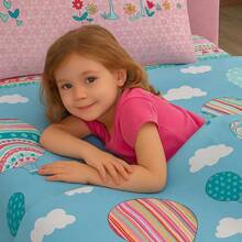 3-Piece Children's Sheet Set, Fun, Colorful Prints, Elastic - Balloon - View 3