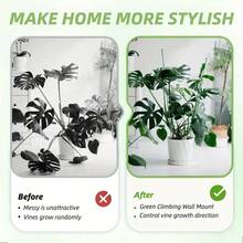 1/5PCS Durable Green Frog Plant Support Pile - Cute Frog Flower Pot Embracing Plant Climbing Fixing Clip, Plastic Garden Decoration, Suitable For Indoor And Outdoor Use, Perfect For Supporting Stem Growth, Frog Garden Decoration, Indoor Plant Support | Fun Garden Accessories | Durable Plastic