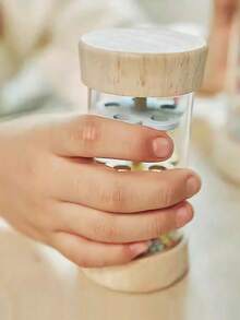 儿童木制雨声器，雨棒 - 可发出声音安抚婴儿，适用于婴儿摇铃管雨棒摇铃音乐感官听觉乐器玩具，适合婴儿儿童女孩 - 彩色 - 查看 8