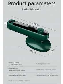 OBOVAY 手持熨斗、便携式挂式熨斗、家用迷你蒸汽熨斗、旅行熨斗、小号
