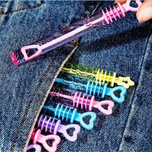 24/48pcs Mini Cute Bubble Wands, Mini Bubble Sticks, Birthday Party Favors, School Rewards, Wedding Guest Gifts, Pinata Fillers, Random Colors, No Bubble Solution Included