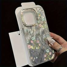 Funda para teléfono Teléfono estampado de 1 pieza, funda protectora para teléfono todo incluido, anticaídas y a prueba de golpes, accesorios de funda para teléfono de moda compatibles con la serie 11, 12, 13, 14, 15, 16 Pro Pro Plus - Colores mixtos 1 - Ver 2