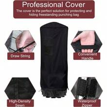 Standing Punching Bag Cover Outdoor Waterproof Standing Heavy Bag Protective Cover For Boxing Bag YFHL3 - 黑色 - 查看 6