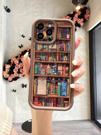 这款手机壳专为 Apple 16 Pro Max、15 Plus、14、13、12、11、XR、XS / / Redmi / OPPO / Realme / Infinix 设计，采用书架式设计。它提供全身保护，并由防滑软硅胶制成，是送给女士、男士、女孩和男孩的绝佳礼物。