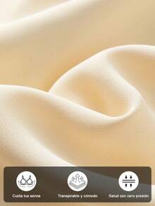 Sensual Star 5 piezas Sujetadores inalámbricos suaves y sin costuras para mujeres, sujetadores inalámbricos cómodos para dormir, ajuste talla ABC - Multicolor - Ver 6