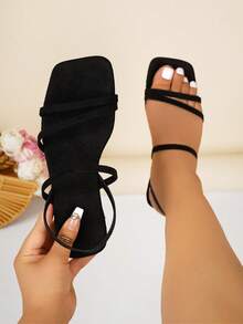 Se recomienda pedir un tamaño talla grande pequeño para estos sandalias con adornos de perlas blancas de imitación, zapatos de playa para mujer, sandalias de tacón bajo, sandalias gladiadoras, sandalias de tacón bajo para mujer, sandalias de playa para mujer, chanclas de playa de verano para mujer, sandalias marrones, sandalias de tacón bajo para mujer, elegantes chanclas de ajuste ancho - Negro - Ver 11
