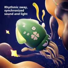1 件神奇跳舞章鱼/水母塑料电动玩具 - 传感器避障，互动玩具，节日、派对、生日、万圣节、圣诞节的完美礼物 - 彩色 - 查看 6