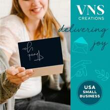 VNS Creations Thank You Cards With Envelopes Bulk Set &Amp; Stickers - 100 Pack 4x6 Blank Thank You Notes Bulk Box Set - Large Note Card Small Business, Wedding, Baby Shower &Amp; Bridal Shower - Navy Blue - màu đen - Xem 3