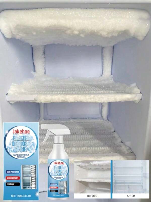 Multi-Purpose Ice Remover Spray, Suitable For Refrigerators, Ice Makers, Car Windows, Faucets. Can Be Given As Gifts To Family And Friends For Holidays (Random New Or Old Model)