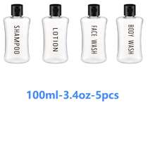 15/5/10pcs Travel Bottles With Flip Cap Clear Plastic Travel Size Containers Portable Leak Proof Squeeze Bottle Refillable Empty Cosmetic Containers For Liquid Shampoo Lotion Equipped With Waterproof Labels Very Easy To Pack And Travel Thanksgiving, Halloween, And Christmas Are Applicable