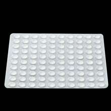 30/32/100/128 piezas Almohadillas de silicona anti-colisión, topes de muebles, calcomanías amortiguadoras de ruido para cajones, puertas de refrigeradores, puertas de gabinetes para evitar colisiones y ruido