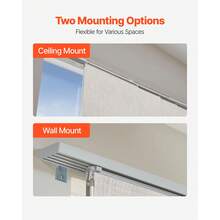 Panel Track Blinds, Extendable Track From 45.8 In To 86 In W, Trimmable Panel Curtains Up To 96 In H, Vertical Blackout Panel Blinds For Sliding Doors, Patio Doors, Room Divider, Light Gray - Light Grey - View 6
