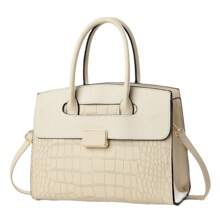 Women Top Handle Bags - 卡其 - 查看 4