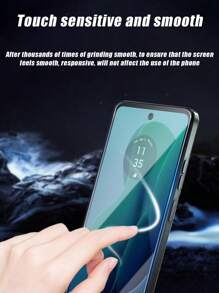3 قطع من واقي الشاشة عالي الدقة متوافق مع هواتف موتورولا موتو E7 / موتو G10 / موتو E7 Plus وأغلب موديلات موتورولا، من الزجاج المقسى 9H+، مضاد للخدش ، حساسية لمس واضحة، مناسب لحافظات الهواتف