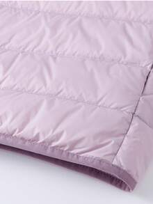 Annil Children's Clothing For Girls, Boys, And Adults: Far-Infrared Heat Storage, Waterproof, Oil-Proof, Stain-Proof, Short Down Three-Proof Vest For Winter - Purple - View 5