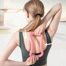 2pcs/1pc Soft Fascia Stretch Circle - Open Shoulder & Back Yoga Fitness Ring, Durable TPE Material, Ideal For Flexibility & Strength Training, Yoga Fitness Hoop, Durable Yoga Ring