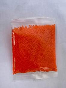 HAIYAN 5000 piezas Cuentas de agua azul para florero pe Bolas de Hidrogel  interiores exteriores niños Bolas de Hidrogel Bolas de Hidrogel Bolas de Hidrogel - Naranja - Ver 1