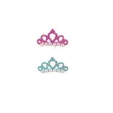1/5pcs Faux Pearl Crown Pet Hair Clips - Stylish Crown Shape Bows For Dogs And Cats - Grooming Supplies And Accessories .