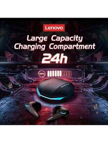 Lenovo 联想 GM2 Pro 5.3 耳机蓝牙无线耳塞低延迟带麦克风耳机高清通话双模游戏耳机中文包装 - 白色 - 查看 7