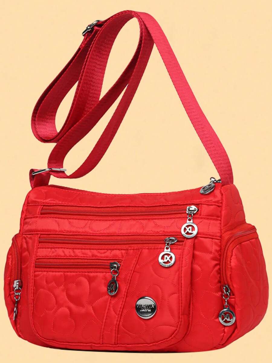 女士包，新款中年女士包，尼龙帆布包，单肩斜挎包，休闲百搭