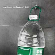 10/20/30pcs Plastic Self-Adhesive Wall Hooks - Heavy-Duty 5.9kg Max - No Drill Picture Hangers For Home & Office Decor, Easy Install, Durable Plastic, Transparent Design, Wallmounted, Home Decor Hooks|Transparent Design|Heavyduty Hangers, Hooks For Hangin