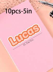 100/50/20/10/1 Pc Customized Name Personalized Stickers - Cartoon Font - Colorful And Variegated Personalized Laptop Stickers, Water Bottle Name Stickers - Suitable For Holiday Gifts, Daily Decorations, Notebook Stickers, Candy Baking Packaging Bag Decorations, School Supplies, Back To School, Multi-Functional, Ornamental, Reusable, Modern, Colorful, Cute, Vintage, Cartoon, Kawaii, Custom, Personalized, Unique, Customized, Workers, Clients, Students, For Business/Work/ Office, For School, Desert Fall Cozy