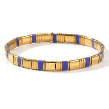 1 PIEZA Pulsera con cuentas de estilo bohemio y cuentas de vidrio TILA, ideal para el océano y las vacaciones de verano, adecuada tanto para hombres como para mujeres, ideal como regalo
