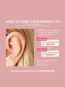 1pc 925 Sterling Silver Hoop Earrings, Hypoallergenic Gold Cartilage Hoop, For Women And Men Daily Wear(Sold As 1piece, Not 1 Pair) - Polished Hoop Earrings - View 10