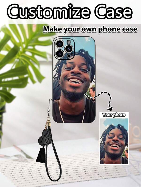 1 Stück anpassbares schwarzes TPU stoßfestes Handyhülle, kompatibel mit Apple/passende Handyhüllen/Handyhüllen mit Schlaufe/Handgelenk Handyhüllen/lustige Handyhüllen/Android Handyhüllen/Handyhüllen/Handyhüllen/OPPO Handyhüllen/Galaxy A51 4G/Galaxy A52/A52s 5G/Galaxy S23 Ultra/Galaxy A13 4G/Galaxy A12/Galaxy S22 Ultra/OPPO A54/Galaxy A54/16 Pro Max/Galaxy A04E/Galaxy A05S/Galaxy A34/Galaxy S24 Ultra 5G/Redmi Note 13/Galaxy A14/Galaxy A32 4G