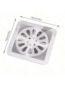 Badezimmer Haarfilter, Abflusssieb, Spülbeckensieb, selbstklebend, anti-verstopfend & anti-Insekten, Einweg-Abflussabdeckung geeignet für Dusche, Spülbecken, Waschküche, einfach anzubringen, Abflussstopfen, Einweg-Abflussabdeckungen, Badezimmer Abflusssiebe, Badezimmer Abflusspfropfen, Küchenspülbeckenfilter, verstellbare Duschablaufabdeckungen, Eingangsbereich Dekoration, Küchenteppich