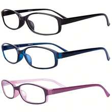 3 Pairs Of Blue Light Blocking Glasses, Computer Glasses, And Reading Glasses For Men And Women - 彩色 - 查看 2
