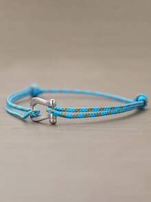 diffone Fashion Handmade 2mm Rope Adjustable Bracelet Charms Stainless Steel Easy Hook Men Bracelet For Men Armband Jewelry - Minimalist Bracelet Style - View 2