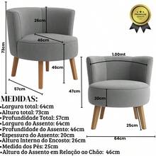 MOBLAN DECOR Modern Office Reception Upholstered Chair Soft Velvet Fabric Reinforced Wooden Legs