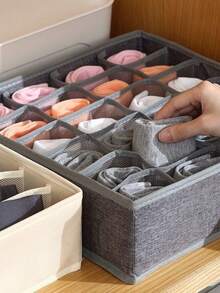 24-Compartment Foldable Underwear Organizer - Multicolor - View 4