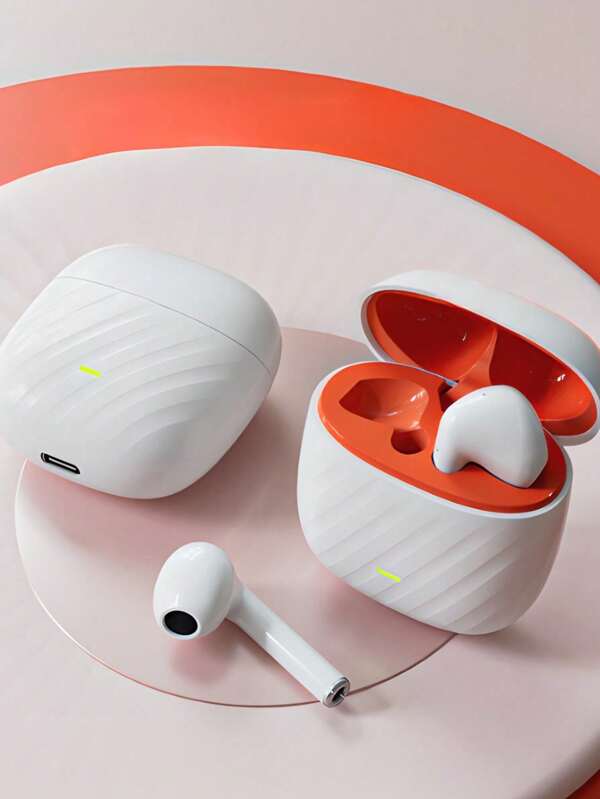 Wireless Bluetooth Earbuds Wireless Earphones TWS Earphones Airbuds Semi In-Ear Bluetooth Earbuds Gaming Low Latency Hi-Fi Stereo Sound Touch Control Ergonomic Fit Sweatproof Compatible With IOS Android Bluetooth Devices For Sports Running Daily Use