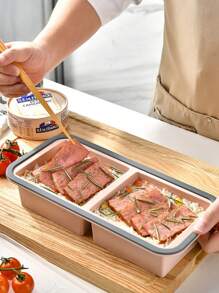 带盖硅胶冷冻托盘 - 汤冷冻容器模具 - 硅胶冷冻模具，用于制作冰块，用于冷冻汤、炖菜、酱汁、餐食准备，非常适合储存汤、酱汁、米饭、剩菜、果汁、甜点、冰沙等 - 彩色 - 查看 10