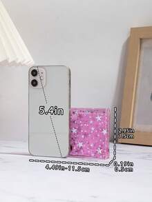 时尚 Y2K 星空透明 PVC 折叠零钱包 女士钱包 迷你钱包 钱包 返校用品 卡包 文具包 沙滩配件 沙滩配件 - 紫丁香色 - 查看 2