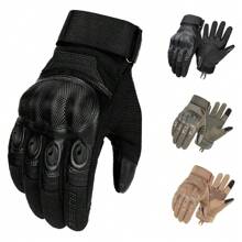 1Pc Rękawice motocyklowe Oddychające Odporne na Zużycie Taktyczne Rękawice z Pełnymi Palcami Jazda Motocyklowa Antyprzecięciowe Odporne Na Wstrząsy Motocross Sporty Na Zewnątrz Fitness Rękawice Rowerowe Akcesoria Rowerowe