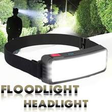 1pc LED COB Headlamp, USB Rechargeable, 3 Modes, Portable Reading & Work Floodlight, Indoor Use, ≤36V Lithium Polymer Battery, Adjustable Head Strap - Multicolor - View 2