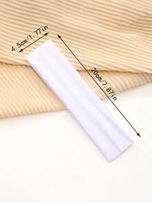 4PCS Fashion Versatile Campus Style Solid Color Simple Women's Hairbands Suitable For Daily Leisure And Sports Use As Women's Hair Accessories, School Stuff, College, Headbands - Multicolor - View 5