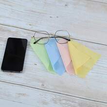 10 piezas de paño de limpieza de microfibra, adecuado para gafas, joyas, pantallas de computadora, tabletas, teléfonos, teclados, escritorios, ideal para Halloween, Navidad