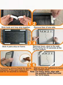 48/24pcs Heavy-Duty Polyamide Picture Hanging Strips, Non-Destructive Adhesive Hanging Rings, Suitable For Drywall, Perfect For Photos And Christmas Decorations, Ideal For The Holiday Season, No-Drill Picture Hanging Strips, Double-Sided Removable Wall Hooks, Suitable For Frames And Artwork