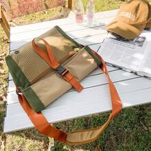 حقيبة كتف/حقيبة عبر الجسم مصنوعة من قماش النايلون المقاوم للماء، بتصميم بسيط وخفيف الوزن، حقيبة كانفاس ذات سعة كبيرة