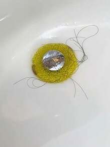 48 件/套厨房和浴室水槽毛发收集海绵 - 防堵塞配件，适用于浴室水槽、浴缸和淋浴 - 彩色 - 查看 6