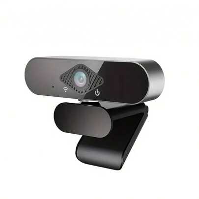 Ultra HD Computer Webcam With Tripod, 4K Resolution, Auto Focus, Adjustable Height, 360° Swivel Head, Noise-Cancelling Microphone, USB Plug And Play, Privacy Cover, Perfect For Online Meetings And Live Streaming