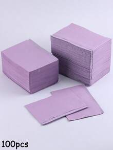 Disposable Pink Nail Art Table Mat 3 Lays Waterproof Clean Paper Foldable Multifunction Beauty Tattoo Dental Drapes Waterproof Tablecloth Cleaning Manicure Napkins Manicure Supplies