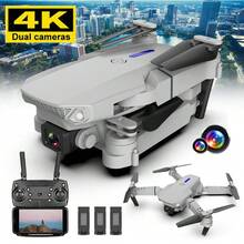2025 New Gray 4K Dual Camera RC Drone - Grey - View 2
