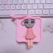 Y2K 意大利 Braindead 动物钥匙扣零钱包，来自“山海经”的硅胶零钱包，多功能 Tung Tung Tung Sahur 耳机卡夹，Tralalerotralala 学生挂式零钱包，配件吊坠背包，适合学校卡通万圣节配饰教师节包挂绳带身份证夹汽车配饰包饰